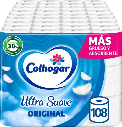 by Amazon Papel Higiénico Suave, 2 Capas, 9 Rollos (1 Paquete de 9), 210 Hojas por Rollo, Certificado FSC